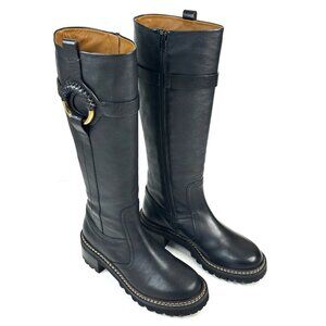 See by Chloé Boots Women Leather Black. EU39/US9